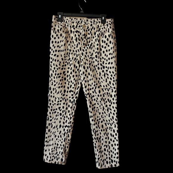 Chicos So Slimming Girlfriend Ankle Pants Chicos Sz 00R Leopard Print US Sz 2R - Picture 5 of 11